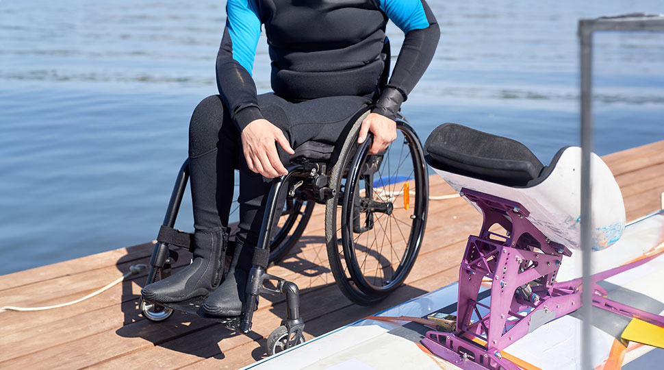 adaptive scuba diving - person in wheelchair - scubly